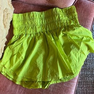 Free People Way Home Skort Limelight